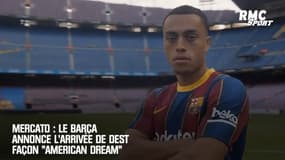 Mercato : Le Barça annonce l'arrivée de Dest façon "American Dream"