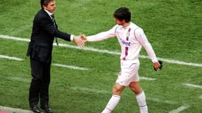 Claude Puel et Juninho