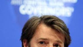 Le ministre des Finances français François Baroin, à Marseille. Les ministres des Finances et banquiers centraux du G7 ont assuré vendredi qu'ils répondaient de façon forte et coordonnée aux défis posés par le ralentissement de la croissance, les déficits