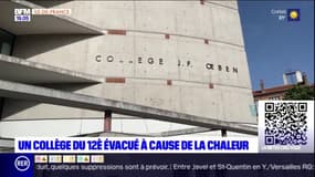 Paris: les élèves d'un collège évacués en raison des fortes chaleurs dans les classes