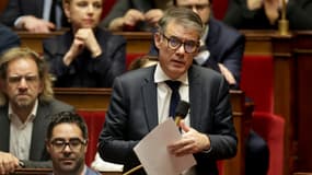 Olivier Faure à l'Assemblée le 15 janvier 2025