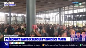 L'aéroport Saint-Exupéry bloqué et bondé ce matin