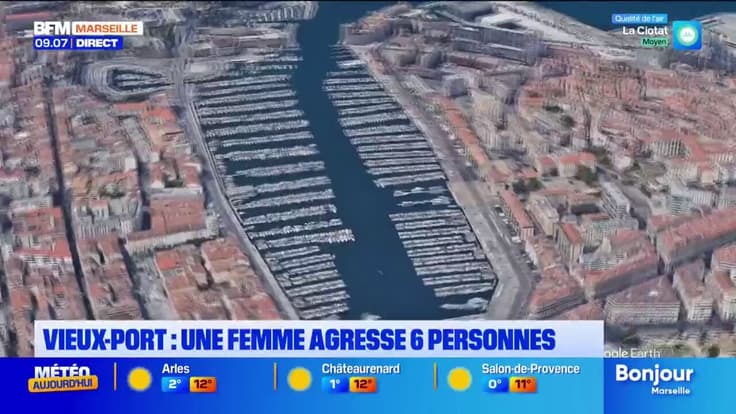 Vieux-Port : une femme agresse 6 personnes