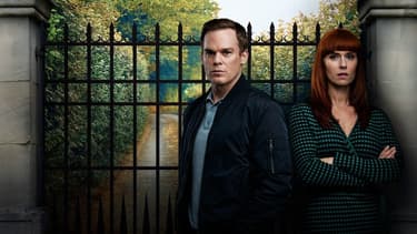 Michael C. Hall et Audrey Fleurot dans la série "Safe"