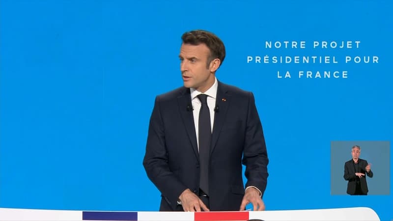Le président-candidat souhaite tripler la prime Macron