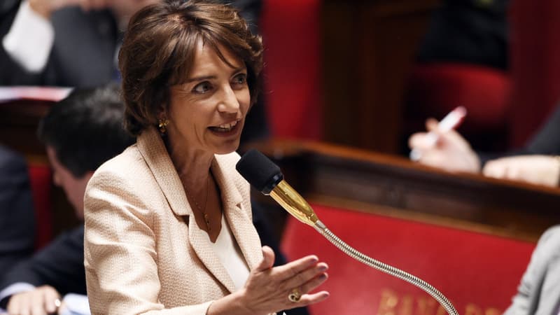 Marisol Touraine, à l'Assemblée lors des questions au gouvernement, le 15 octobre 2014.