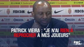 Patrick Vieira : "Je n'ai rien à reprocher à mes joueurs"