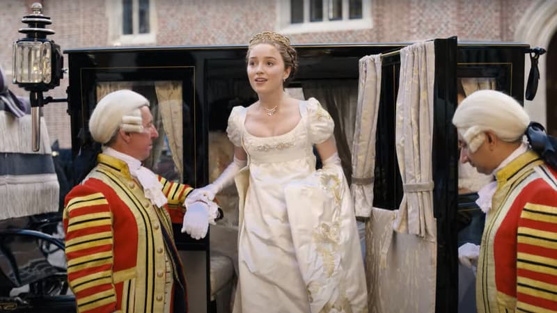 L'actrice Phoebe Dynevor dans "La Chronique des Bridgerton"