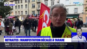 Réforme des retraites : une manifestation en décalée à Tarare