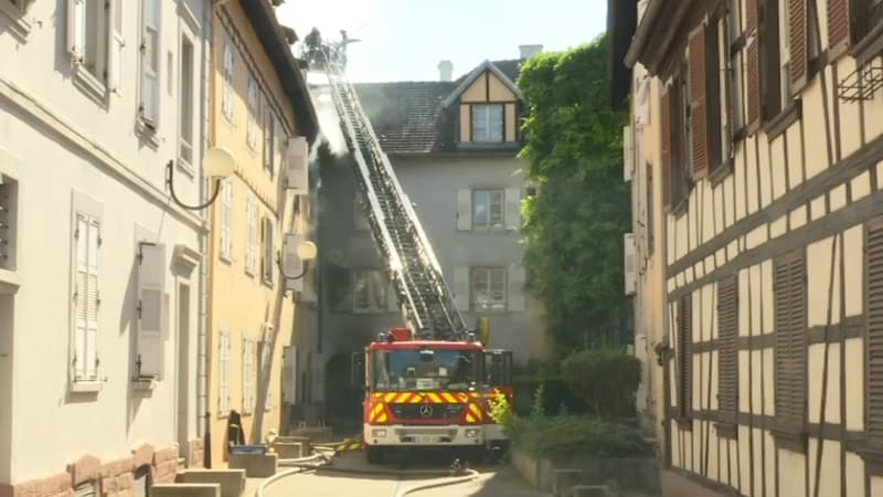 L'incendie s'est déclaré dans un immeuble d'habitation. -