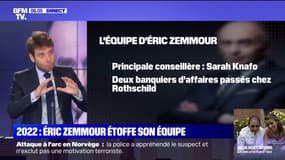 Éric Zemmour semble étoffer de plus en plus son équipe