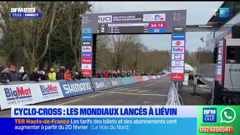 Liévin: lancement des championnats du monde de cyclo-cross