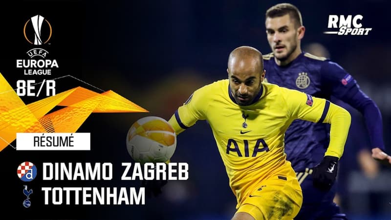 Résumé : Dinamo Zagreb (Q) 3-0 Tottenham - Ligue Europa 8e de finale retour