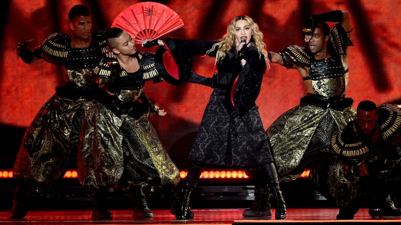 Madonna en concert pour son "Rebel Heart Tour"