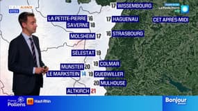 Météo Alsace: des plaques de grisaille, puis du soleil, jusqu'à 21°C à Altkirch ce lundi
