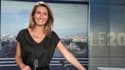 Anne-Claire Coudray sur le plateau des journaux de TF1.