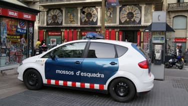 Illustration - Une voiture des Mossos d'esquadra, la police régionale catalane