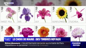 Le choix de Marie - Au Royaume-Uni, des timbres royaux et fleuris