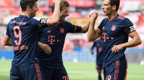 La joie des joueurs du Bayern