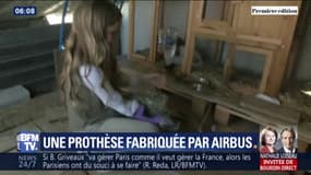 Lou, 9 ans, a reçu une prothèse de bras personnalisée et fabriquée bénévolement par Airbus