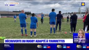 Tourrettes-sur-Loup: découverte du rugby adapté