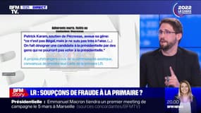 Primaire LR: "Nous trouvons la trace d'au moins 4 personnes décédées des mois voire des années avant leur adhésion", explique Dominique Albertini, journaliste politique à Libération