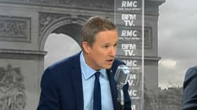 Nicolas Dupont-Aignan mardi matin sur BFMTV et sur RMC.