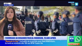 Var : L'hommage au douanier Pascal Robinson, 10 ans après sa mort.