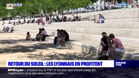 Après des semaines de mauvais temps, les Lyonnais profitent du retour du soleil