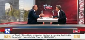 Jean-Marie Le Guen face à Jean-Jacques Bourdin en direct