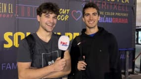 Pau et Kim, deux supporters du Barça