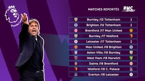 Premier League : Tottenham, Burnley... Les reports créent un classement incertain