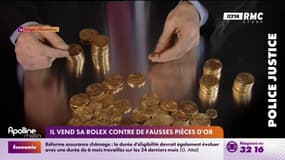 Il vend sa Rolex contre de fausses pièces d'or