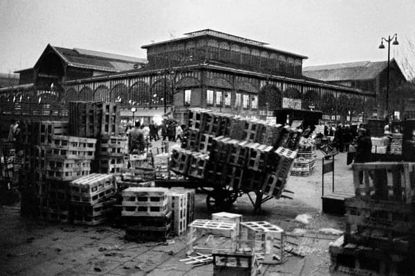 Les Halles avant le déménagement de février 1969.