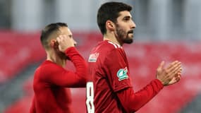 Pierre Lees-Melou en Coupe de France avec Brest, 6 janvier 2024