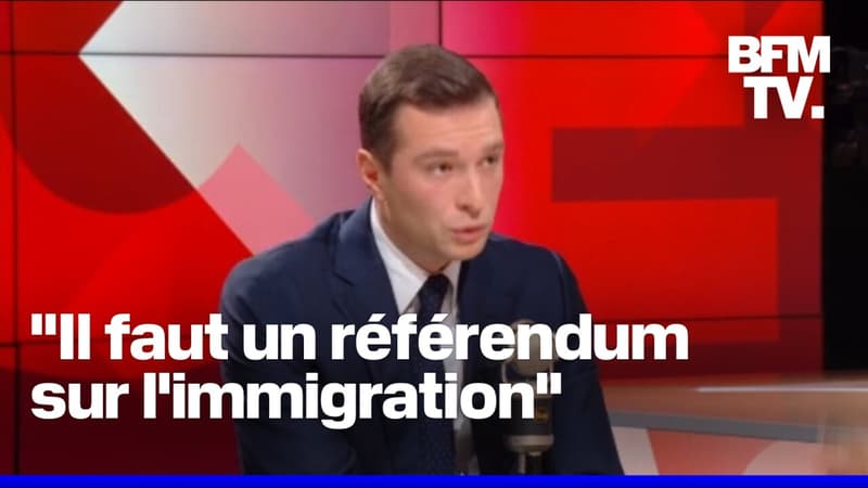 Immigration, budget, procès de Marine Le Pen... L'interview en intégralité de Jordan Bardella