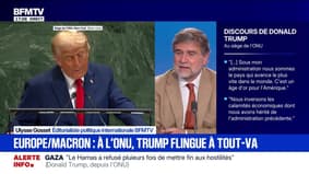 Marschall Truchot :  Le discours de Donald Trump au siège de l'ONU - 23/09