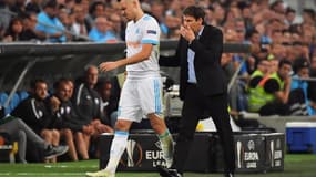 Lucas Ocampos et Rudi Garcia
