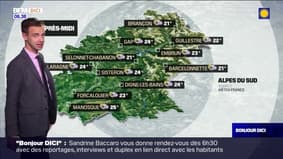 Météo Alpes du Sud: des risques d'averses fortes et d'orages soutenus, 21°C à Briançon et 25°C à Manosque