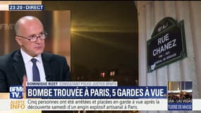 Bombe trouvée à Paris: 5 personnes en garde à vue