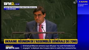 Conflit russo-ukrainien: "Aujourd'hui, comme depuis le 24 février 2022, la Russie choisit la guerre", assure le représentant de la France à l'ONU
