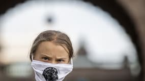 La militant suédoise Greta Thunberg à Stockholm le 25 septembre 2020.