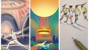 Depuis le début des JO de Paris, les artistes regorgent de créativité dans les stades comme dans les rues de la capitale.