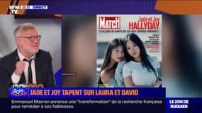 LE TROMBINOSCOPE - Jade et Joy Hallyday tapent sur Laura et David