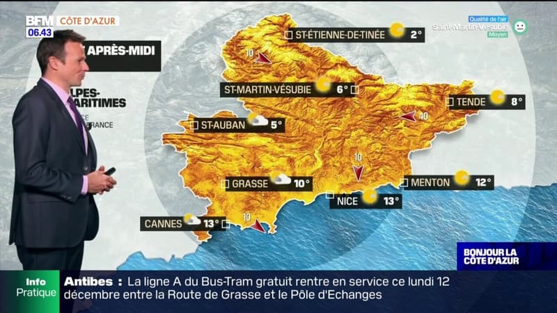 Météo Nice Côte d'Azur: une belle journée ce lundi