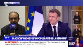 Philippe Martinez (CGT): "Emmanuel Macron ne vit pas dans le même monde que nous"