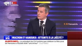 "Il n'y a nulle violation de la laïcité": Gérald Darmanin défend la célébration d'une fête juive à l'Élysée, en présence d’Emmanuel Macron