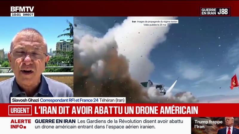 Guerre au Moyen-Orient: l'Iran dit avoir abattu un drone américain