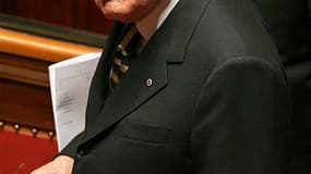 Oscar Luigi Scalfaro, président de la république italienne de 1992 à 1999, est mort dimanche à l'âge de 93 ans. /Photo d'archives/REUTERS/Max Rossi