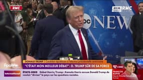 "C'était mon meilleur débat" : Donald Trump sûr de sa force